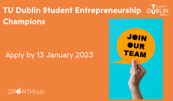 Image for TU Dublin Student Entrepreneurship Champions