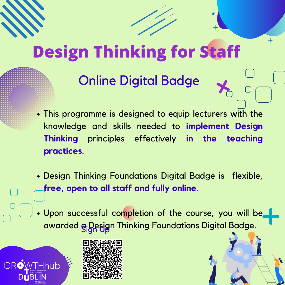 Image for Launch of  Design Thinking Digital Badge for Staff (Online digital badge)
