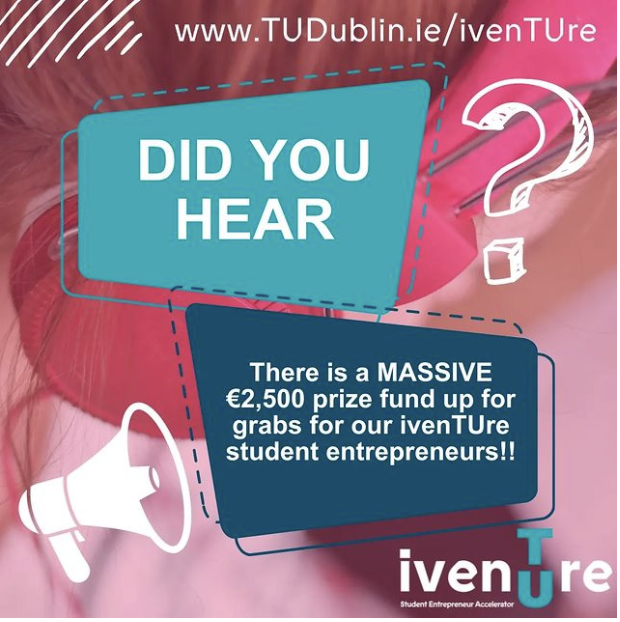 Image for Win €2,500 this summer - Develop your business idea with ivenTUre in just 3 weeks. Applications closing next week 05 May 2023 