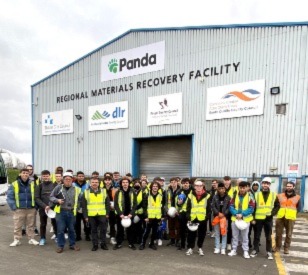 Image for Mechanical Engineering students visit Panda’s Recycling Facility
