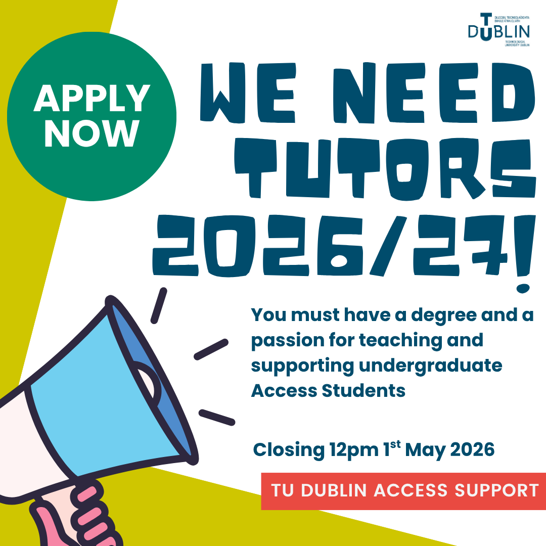 Job description for Access Supports Tutors.