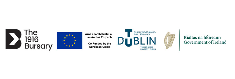 TU Dublin 1916 Bursary logos