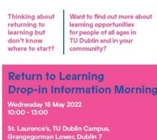 Image for Return to Learning Drop-in Information Morning