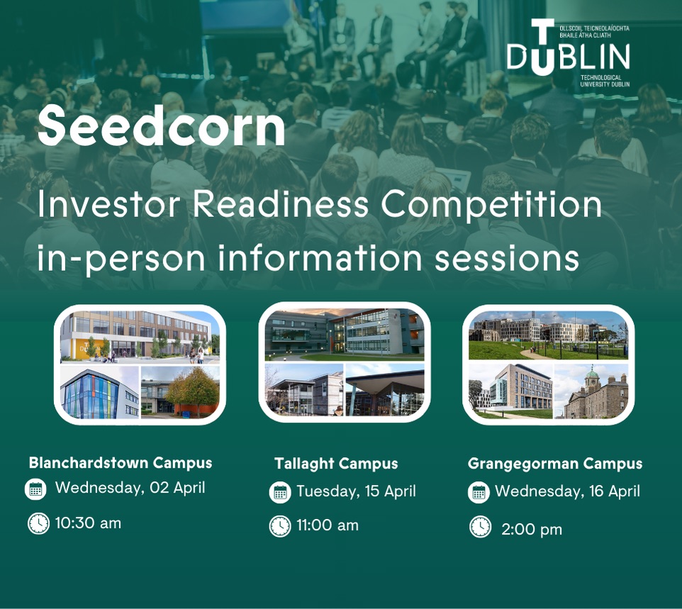 Image for Seedcorn Investor Readiness Competition in-person Information Sessions