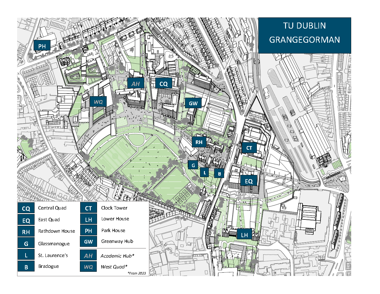 TU Dublin Campus Map