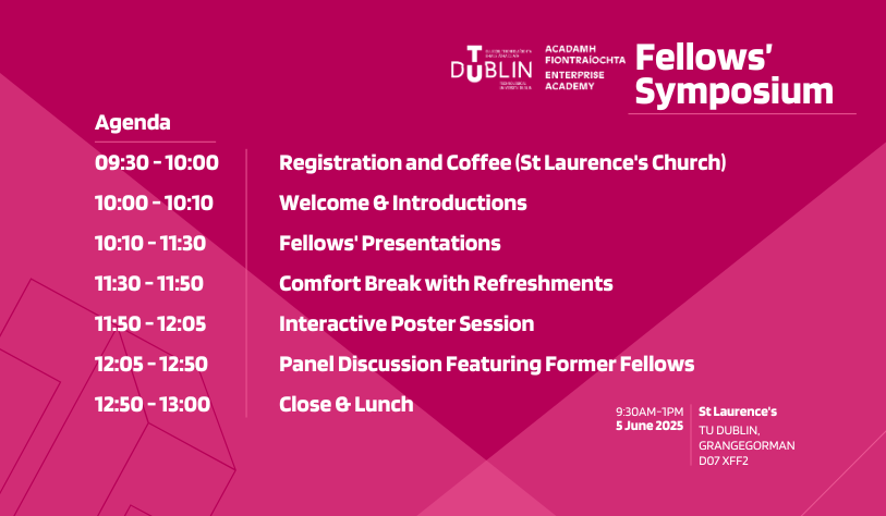 Fellows Symposium Agenda June 2025