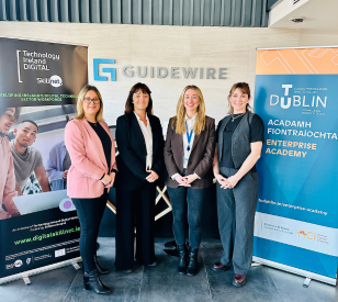 Image for Women ReBOOT Learners Deliver Live Innovation Pitch at Guidewire Dublin Headquarters
