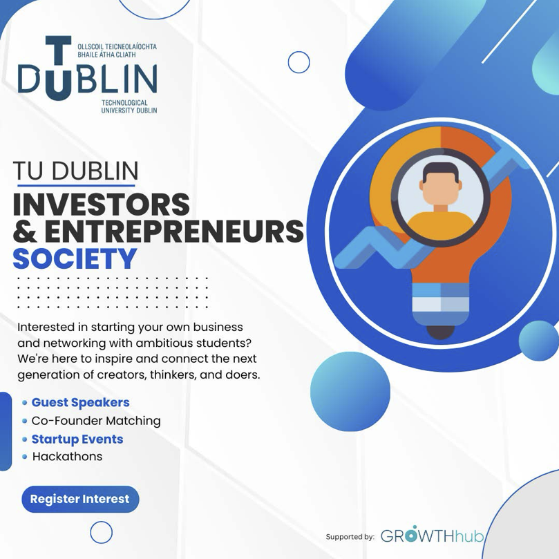 Image for Investors & Entrepreneurs Society - New student society