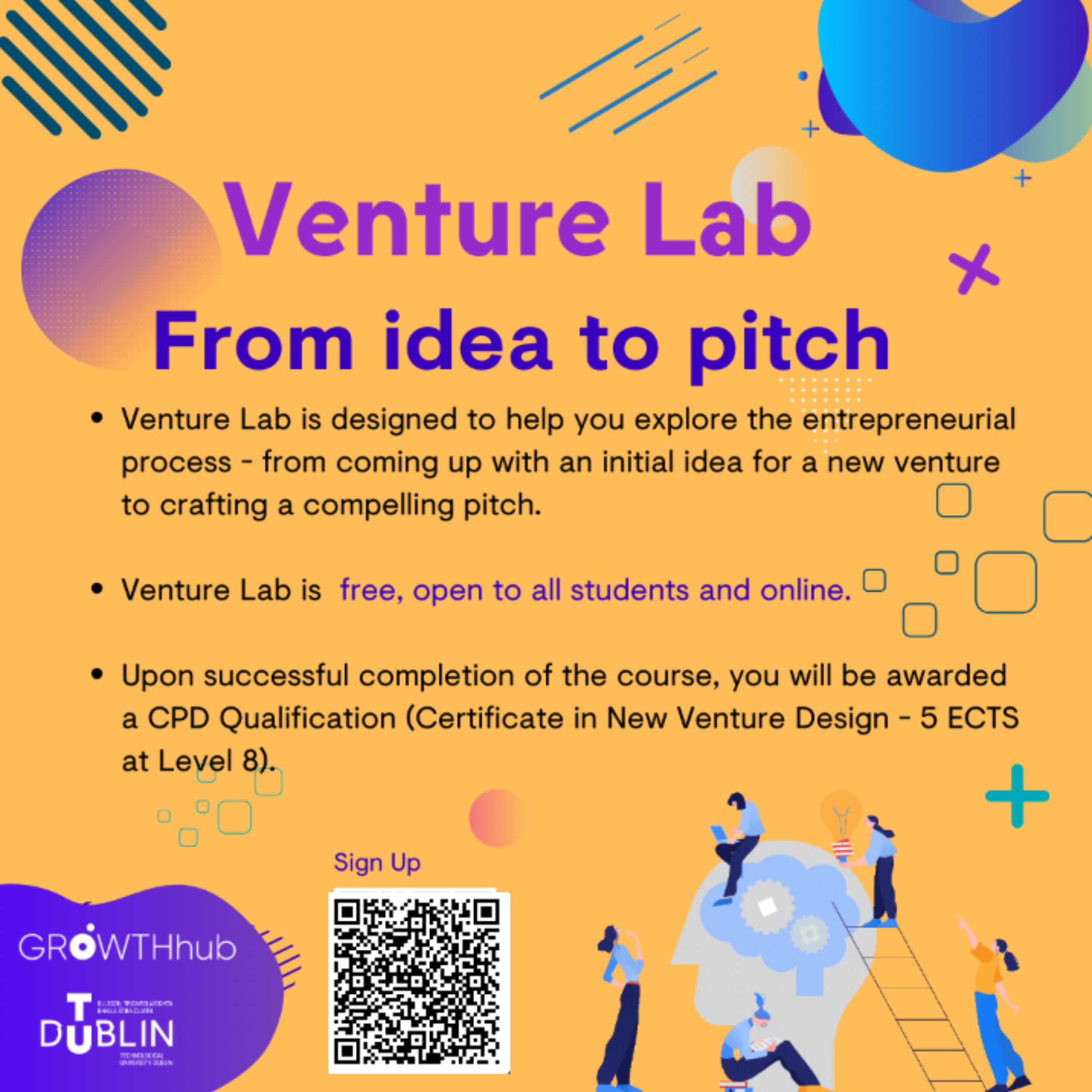 Image for Announcing Venture Lab 2023/24. Win €1,000 for your new venture idea!
