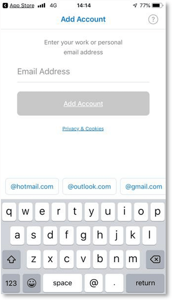 How to add an account