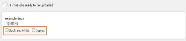 Black and White Printing