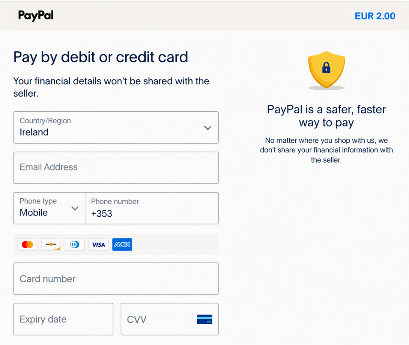 Pay By Debit or Credit Card