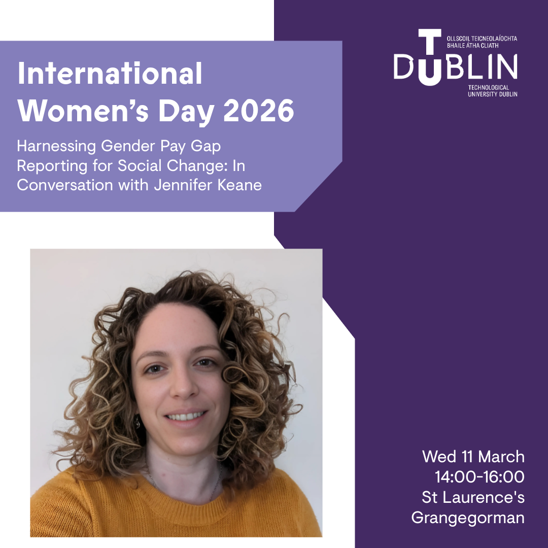 Promotional header image for the IWD event with picture of Jennifer Keane
