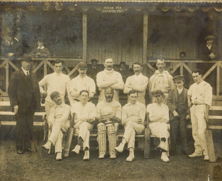 Grangegorman Cricket Team, c. 1908, National Archives of Ireland, Priv 1223.29.93
