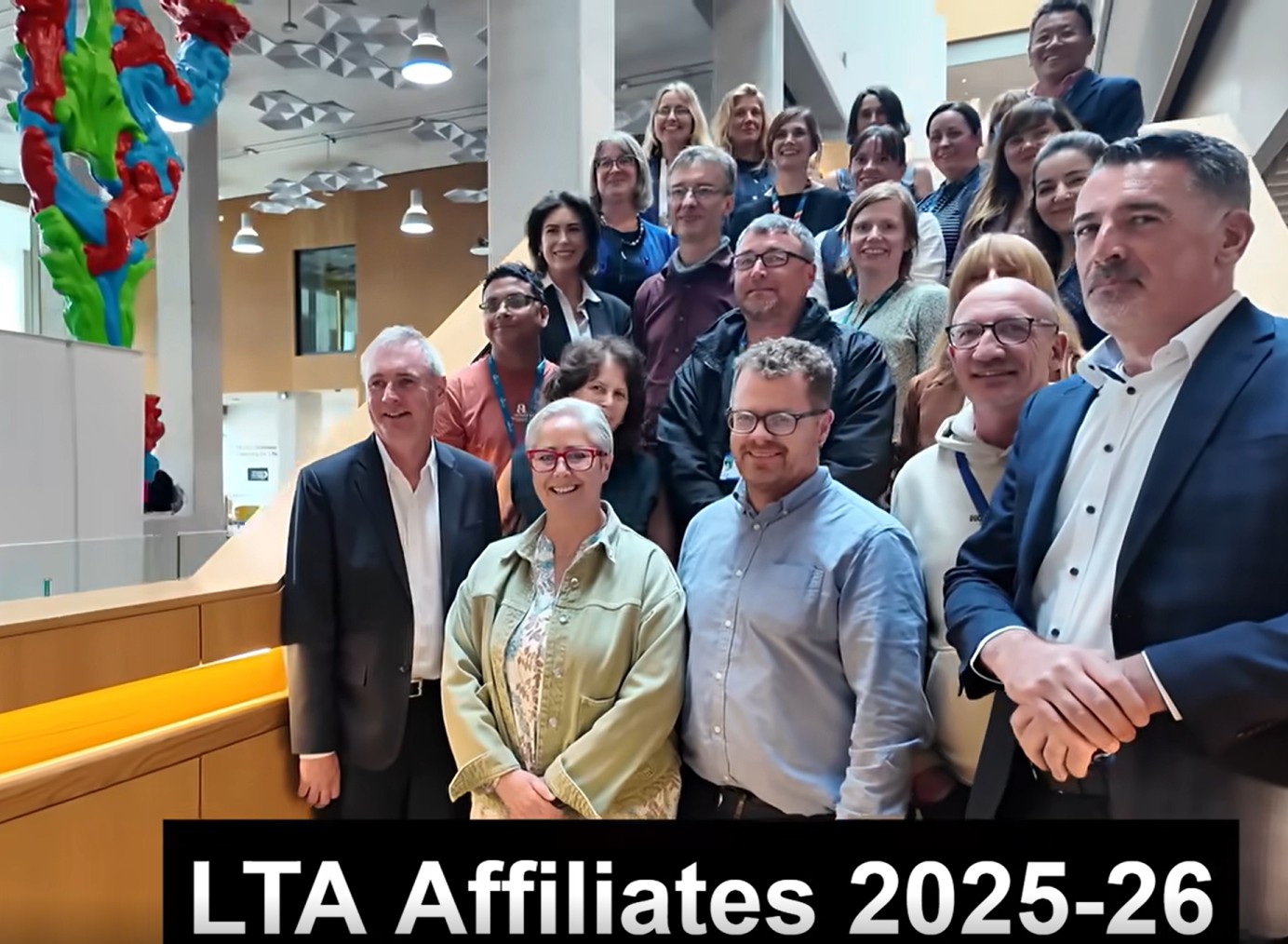 Photo of TU Dublin lecturers who are LTA Affiliates for 2025-26 academic year.