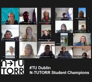 Image for TU Dublin N-TUTORR Student Champions first day at work!