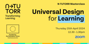 Image for UDL Masterclass (Thursday 25th April at 12.30 on Zoom)