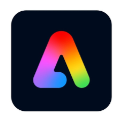 The logo for the Adobe Express app.