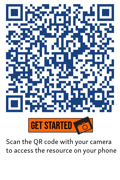 A QR code to access the digital capabilities self-assessment resource on a mobile device