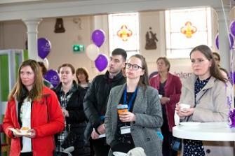 Attendees at the Launch of the Athena SWAN Action Plan on International Women's Day, March 2022