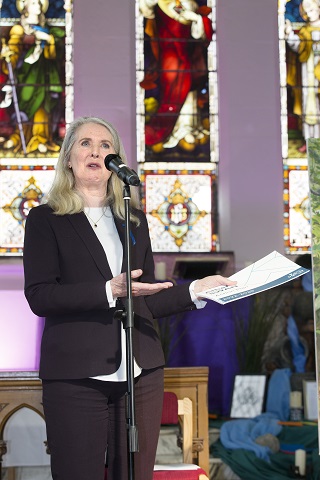 Prof. Yvonne Galligan speaks at the Launch of the Athena SWAN Action Plan on International Women's Day, March 2022