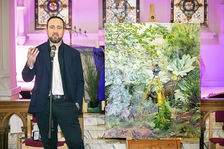 Unveiling of painting - Frank Harrington, Ass. Head of School, Surveying and Construction Mgmt.