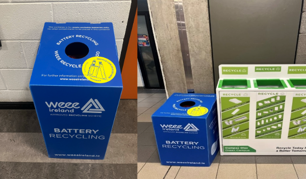 WEEE bins at Tallaght campus