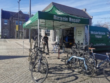 Cycle Clinic pop-up stations