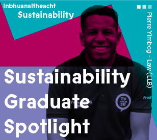 Image for Sustainability Graduate Spotlight - Pierre Yimbog 