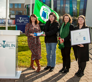 Image for TU Dublin raise the Green Flag at all campuses 