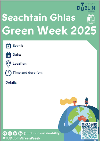 Green Week editable poster thumbnail