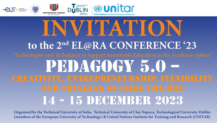EUt+ ELaRA 2nd Research Event Invite