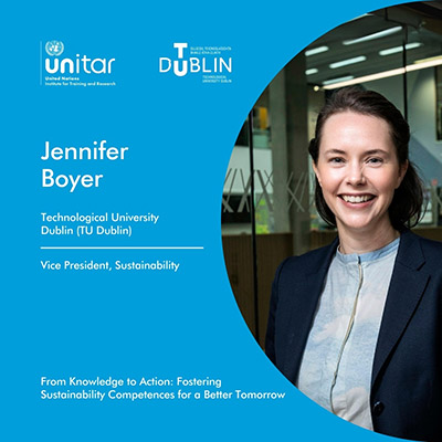 Jennifer Boyer TU Dublin UNITAR