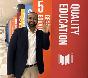 Image for TU Dublin PhD student Moazzam Shah Bukhari Syed, joins UN Economic & Social Council Youth Forum 2024