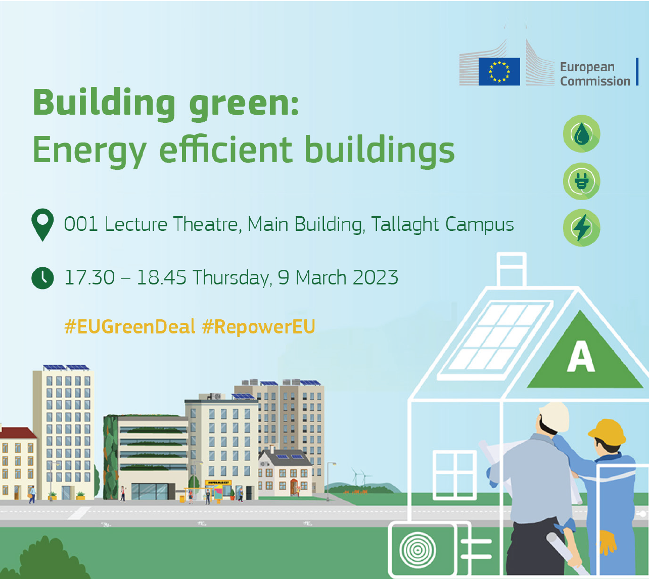 Image for TU Dublin hosts European Commission REPower EU panel event

