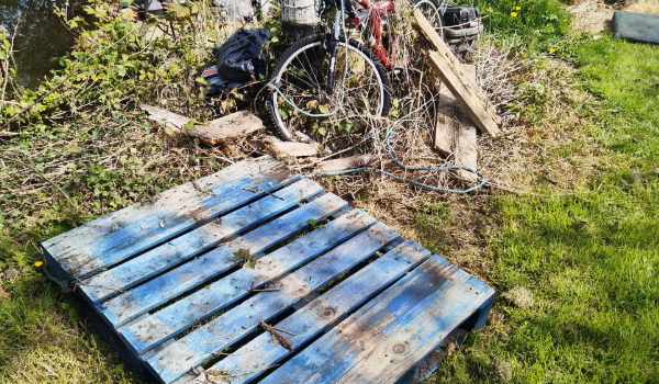 Sample of litter collected at Royal Canal Clean-up