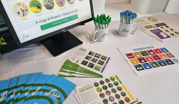 Photo of the SAP Landscape stand during Biodiversity Week