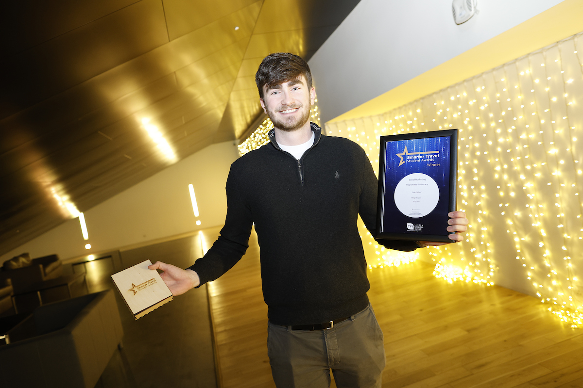 Smarter Travel award winner Leap Further Philip Maguire