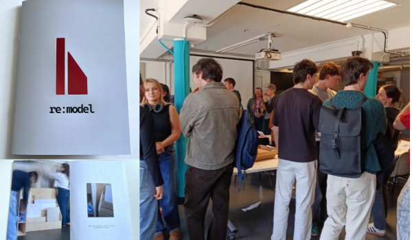 launch event of remodel cabinets and booklet