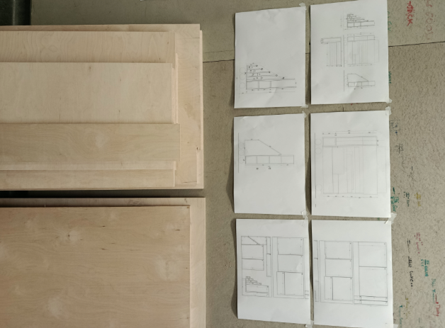 remodel cabinets sketches