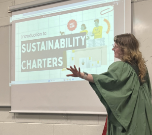 PTO for sustainability presenting at workshop