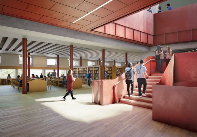 Academic Hub & Library Interior