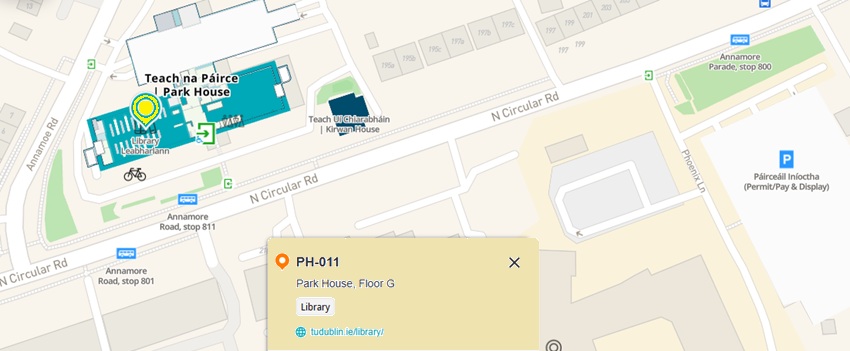 Library Park House Mazemap location image 400pxl