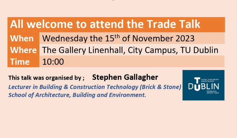 Apprenticeship Trade Talks - 15 November