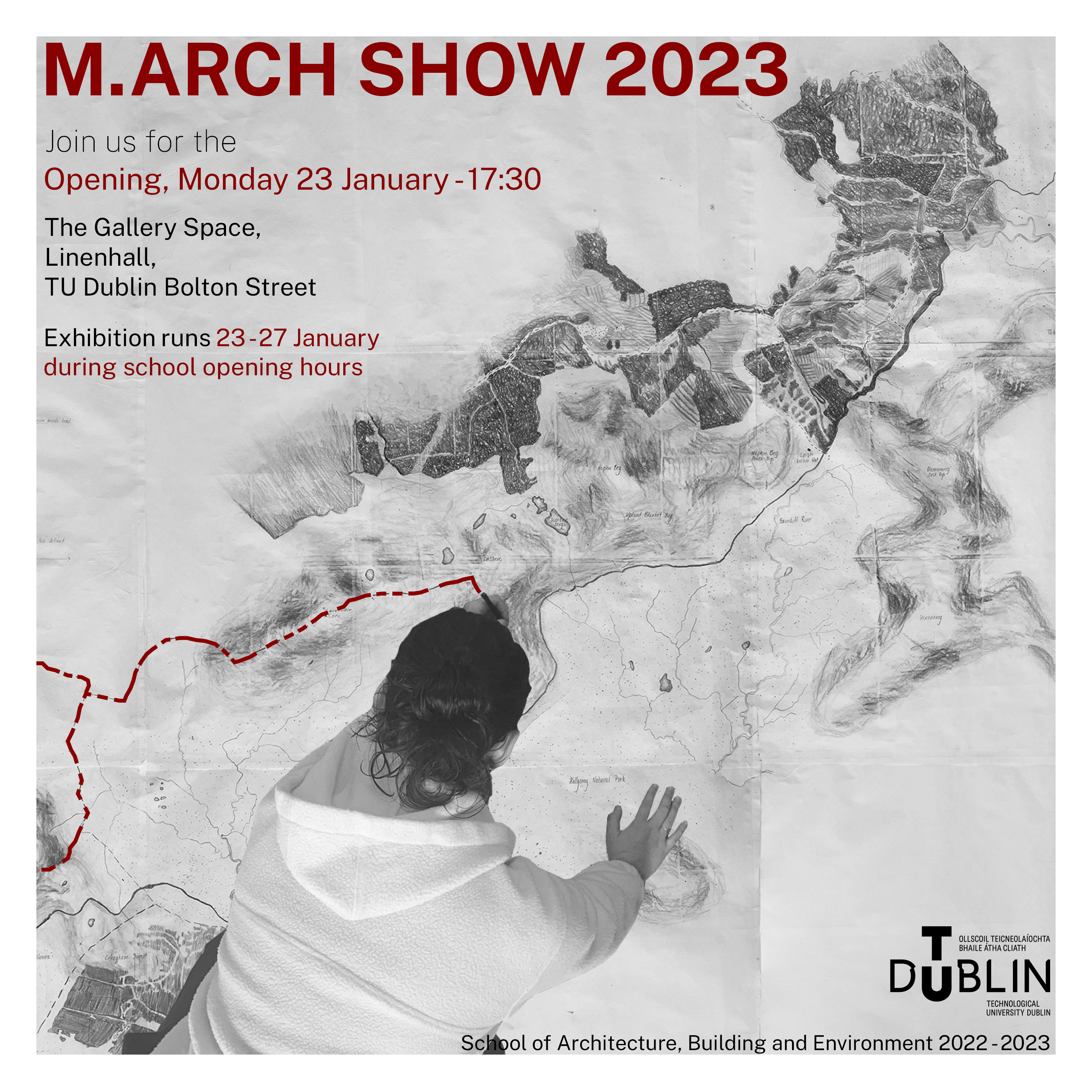 M Arch Show 2023 invitation