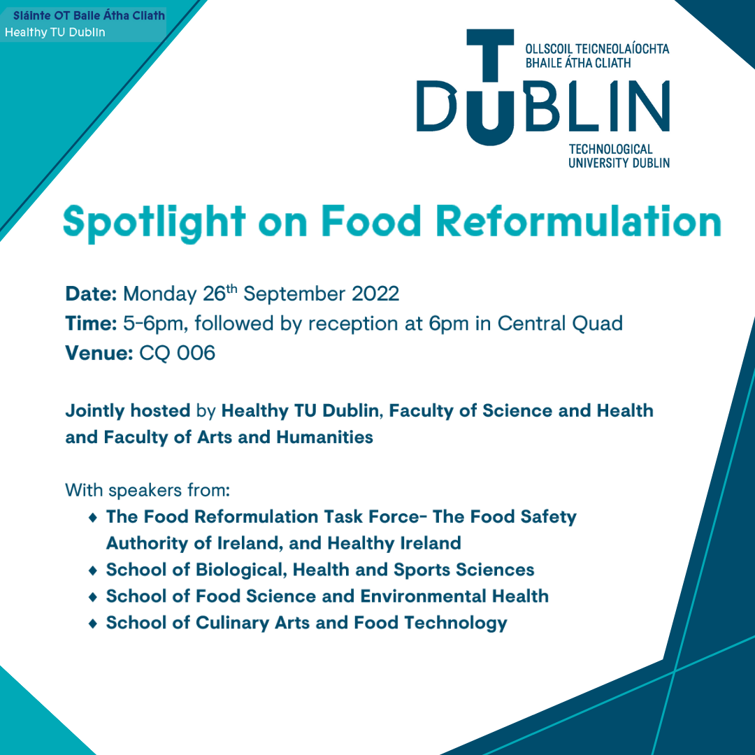 Image for Spotlight on Food Reformulation Event