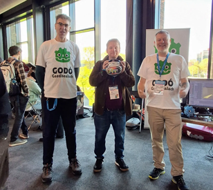 Three People Standing