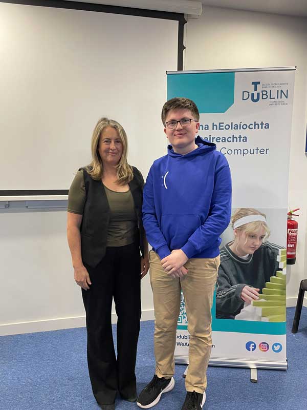 Student Receiving Prize