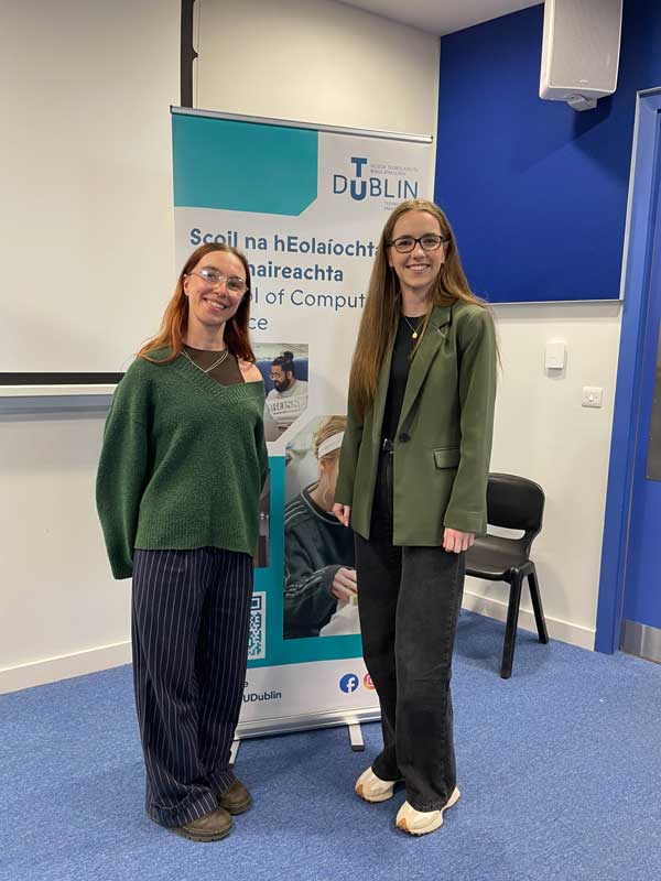 Student receiving prize