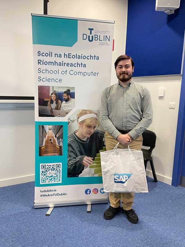 Student Receiving Prize